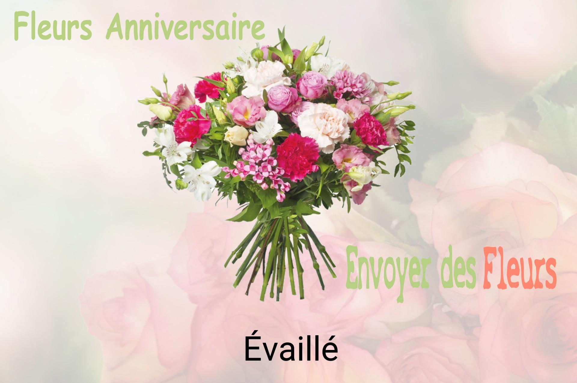 Bouquet de fleurs d’anniversaire livré à Évaillé